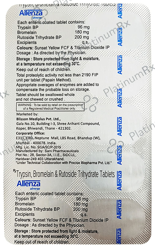 Allenza Tablet