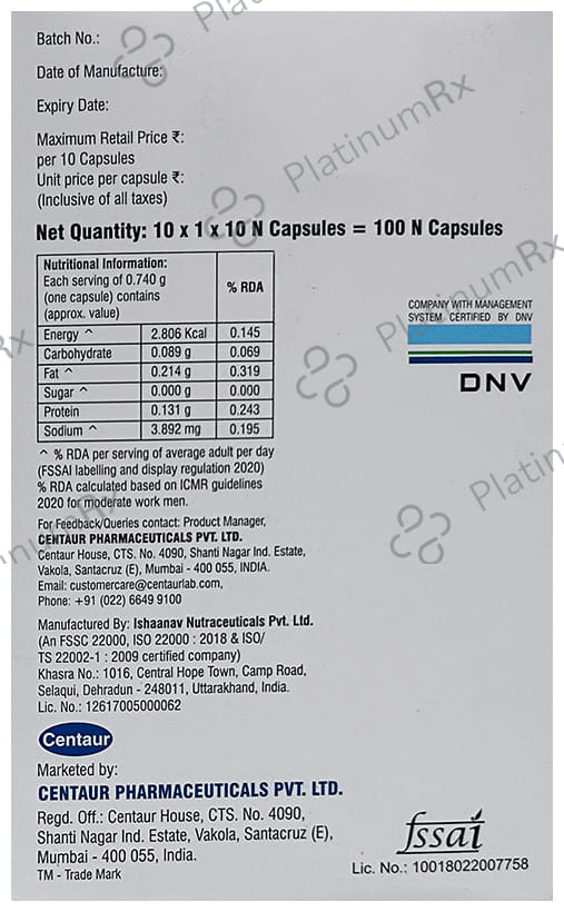 Otocap VT Nutraceutical Capsule 10s