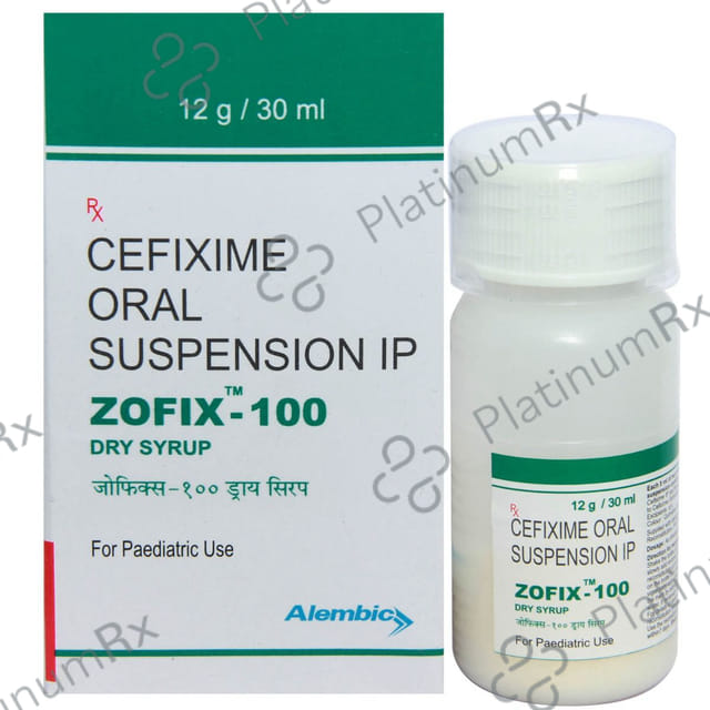 Zofix 100mg/5ml Dry Syrup
