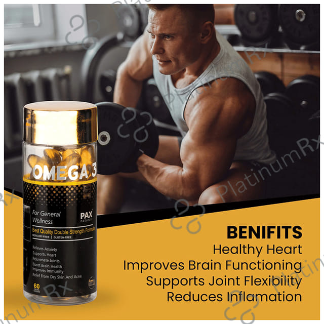 Pax Naturals Omega 3 Softgel Capsule 60s