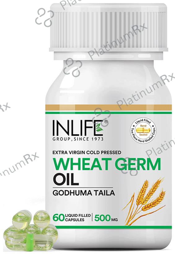Inlife Wheat Germ Oil 500mg Capsule