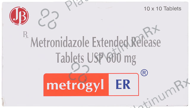 Metrogyl ER 600mg Tablet ER 10s