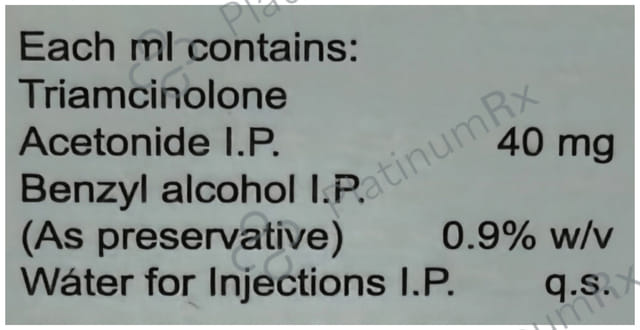 Injicort 40mg Injection 1s