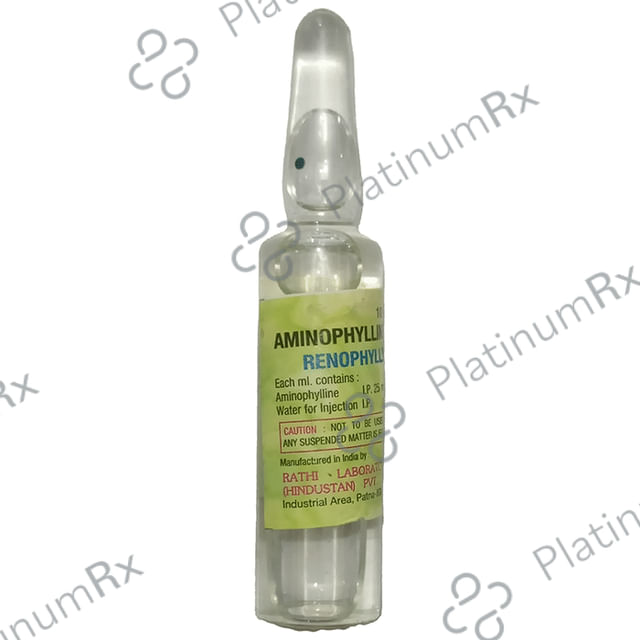 Renophyllline 25mg Injection 10ml