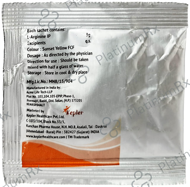 Argimust 3000mg Sachet 8.5gm