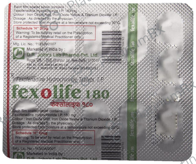 Fexolife 180 Tablet