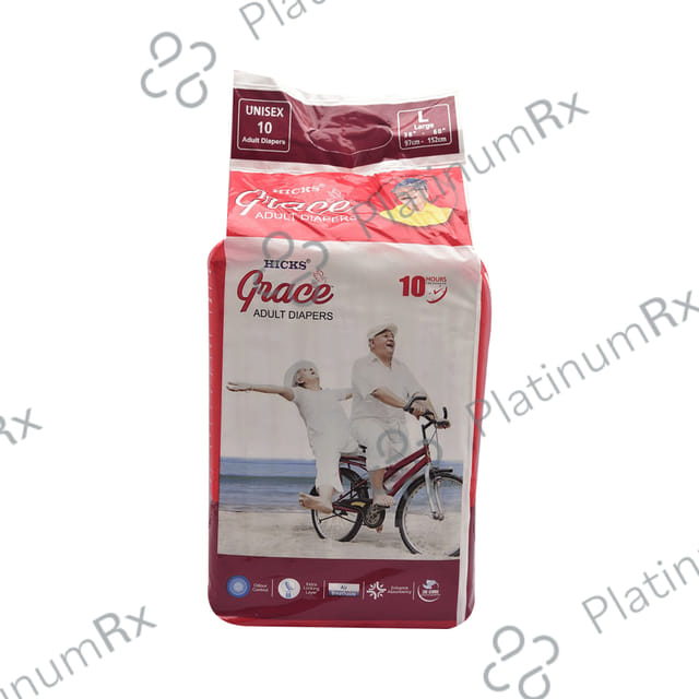 Hicks Grace Adult Diaper Large 10s