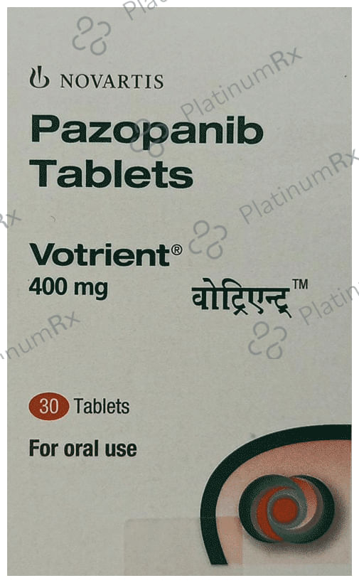 Votrient 400mg Tablet 30s