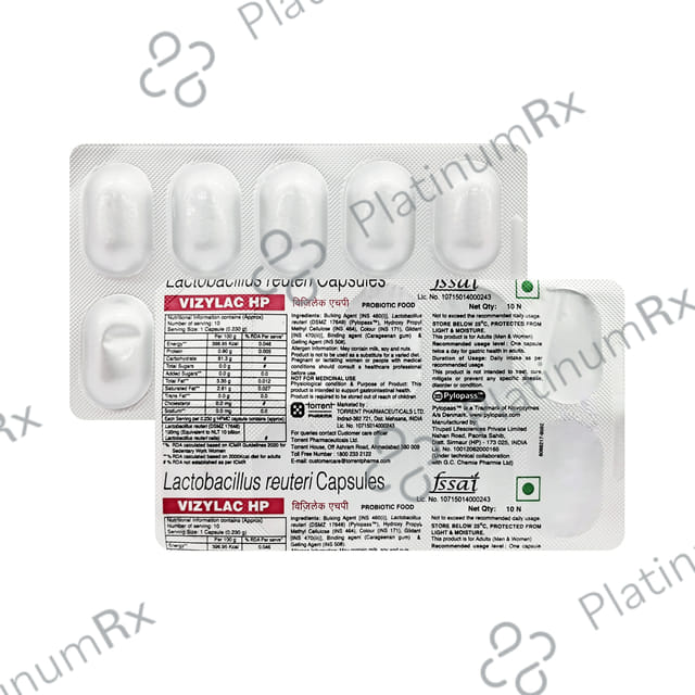 Vizylac HP 100mg Capsule 10s