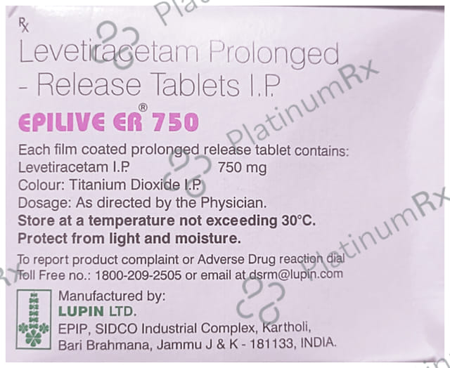 Epilive ER 750 Tablet