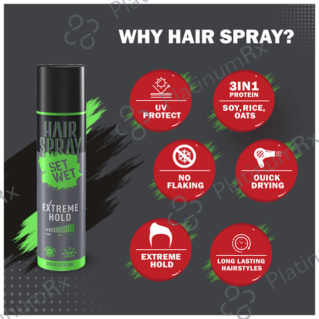 Set Wet Extreme Hold Hair Spray