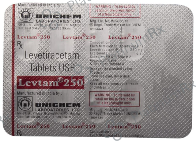 Levtam 250mg Tablet 10s