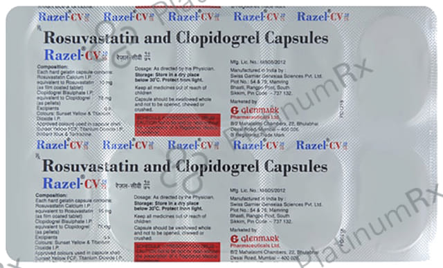 Razel CV 10/75mg Capsule 10s