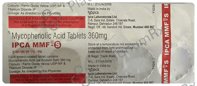 IPCA MMF S 360mg Tablet 10s