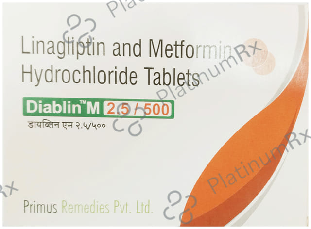 Diablin M 500/2.5mg Tablet 15s