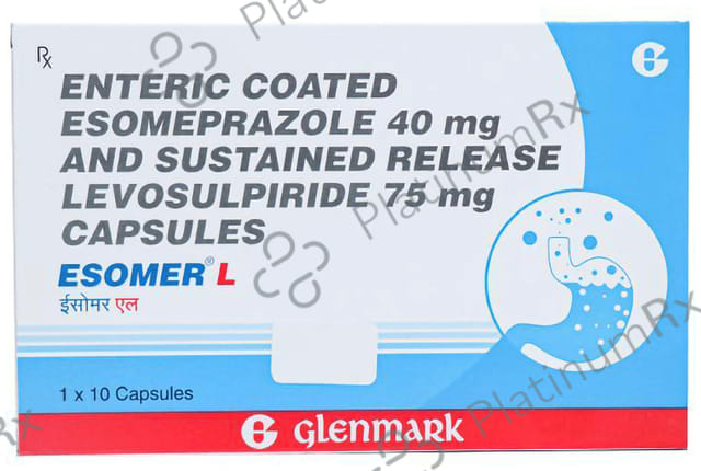 Esomer L 75/40mg Capsule 10s