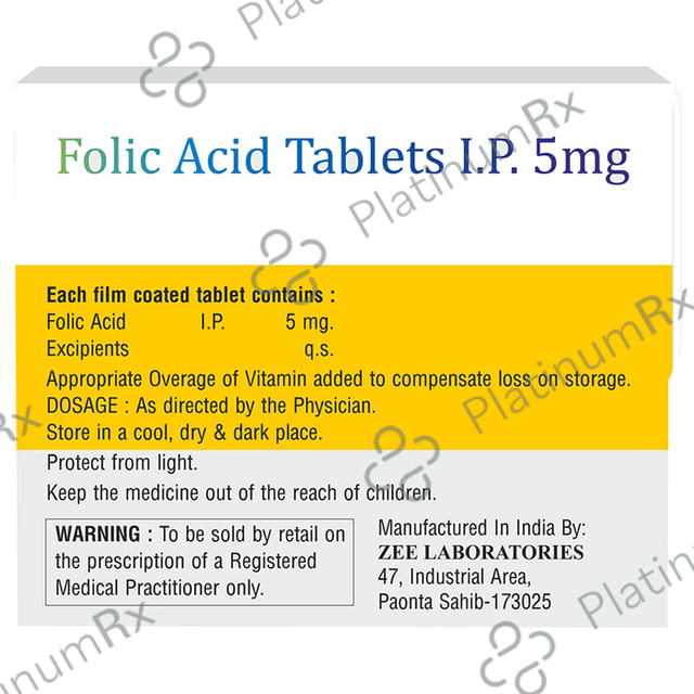 Folizee 5mg Tablet 30s