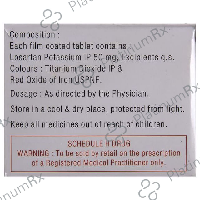 Losar 50mg Tablet 15s