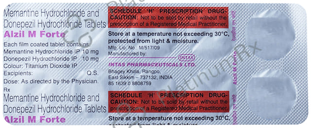 Alzil M Forte 20mg Tablet 10s
