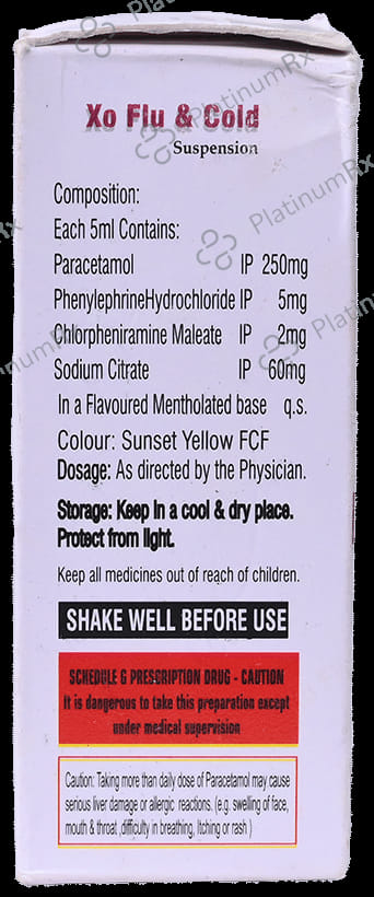 XO Flu & Cold Oral Suspension