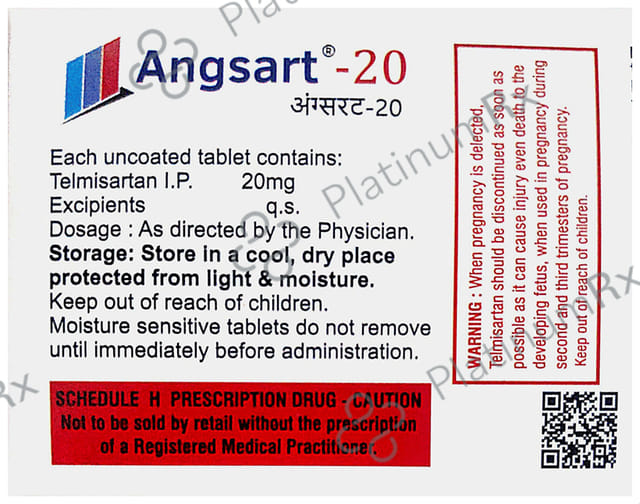 Angsart 20mg Tablet 10s