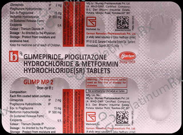 Glimivibe MP 2 Tablet 10s