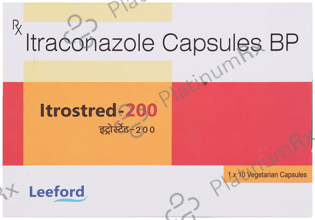 Itrostred 200mg Capsule 10s