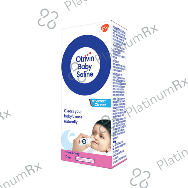 Otrivin Baby Saline Nasal Solution 10ml