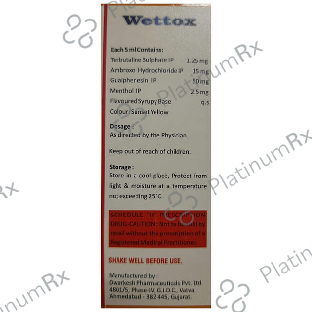 Wettox Syrup