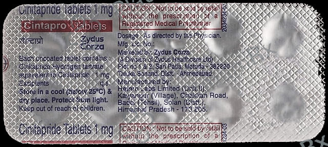 Cintapro 1mg Tablet 10s