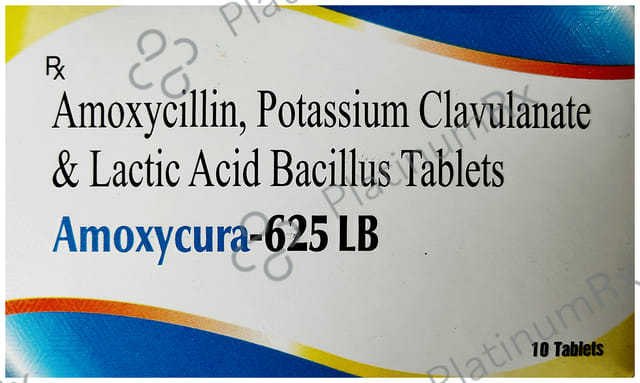 Amoxycura 625 LB Tablet 10s