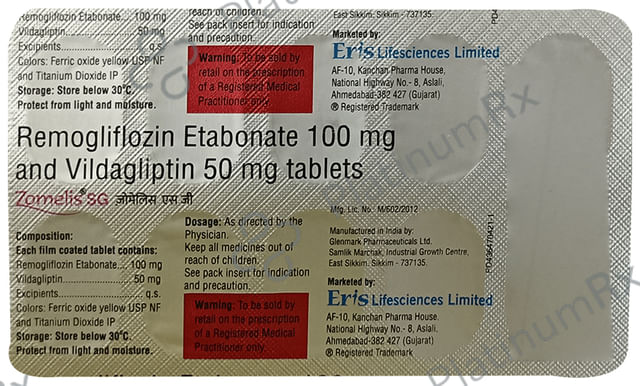 Zomelis SG 100/50mg Tablet 10s