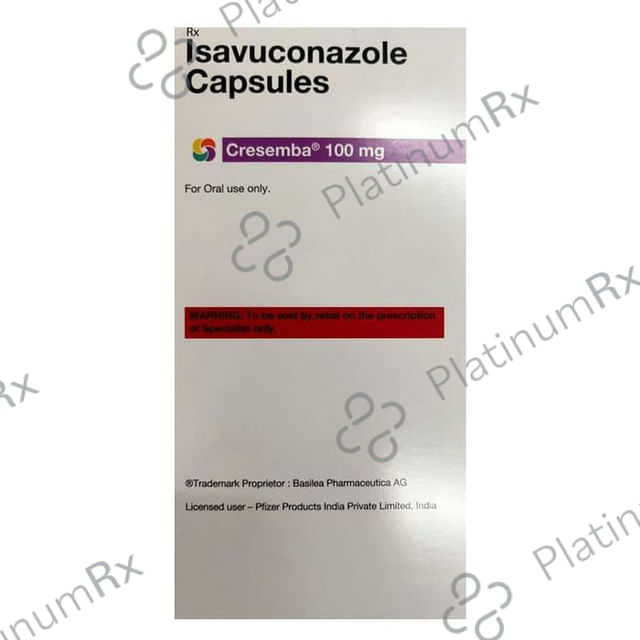 Cresemba 100mg Capsule 14s