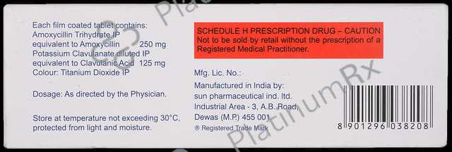 Mox CV 375mg Tablet 10s