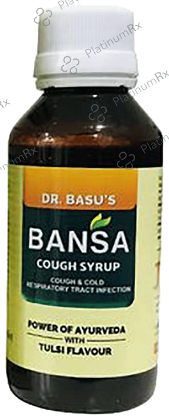 Dr. Basu's Bansa Cough Syrup Tulsi