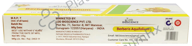 LDD Bioscience Berberis Aquifolium Cream