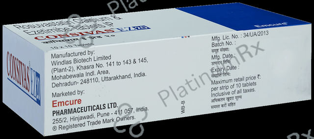 Consivas EZ 10/20mg Tablet 10s