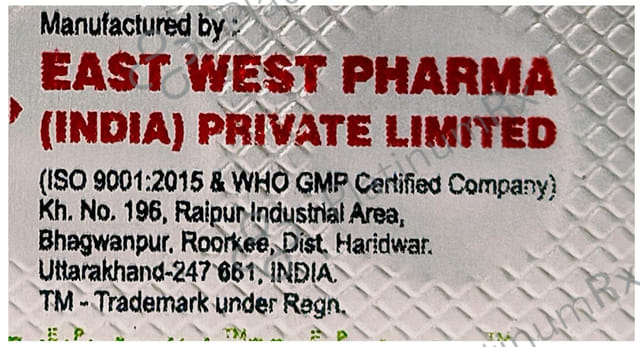 Amitrip 25mg Tablet 10s (East)