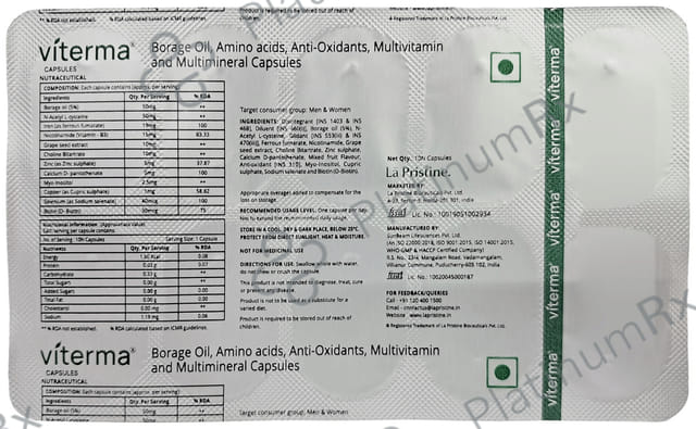 Viterma Capsule 10 Capsule