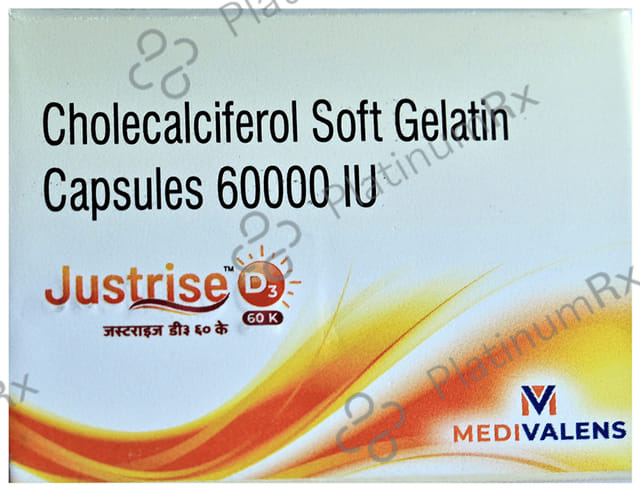 Justrise D3 60K Softgels