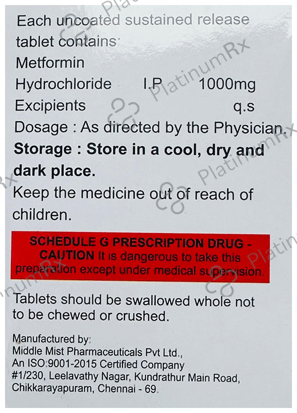 Glyshield SR 1000 Tablet
