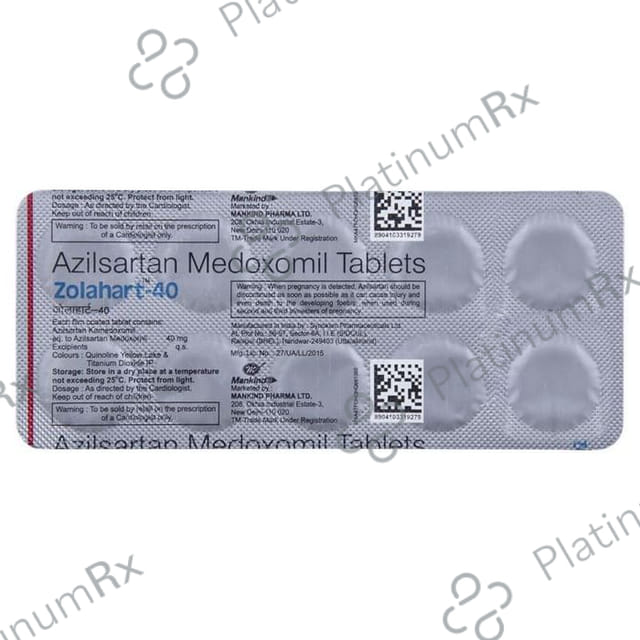 Zolahart 40mg Tablet 10s