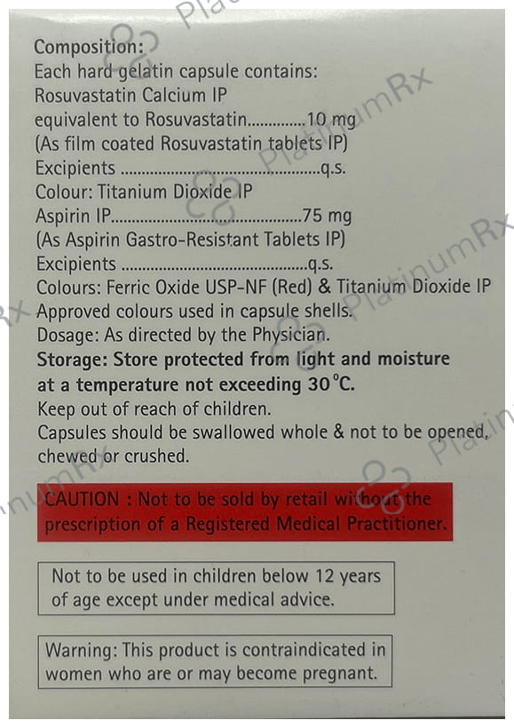 Lipigo A 10/75mg Capsule 10s
