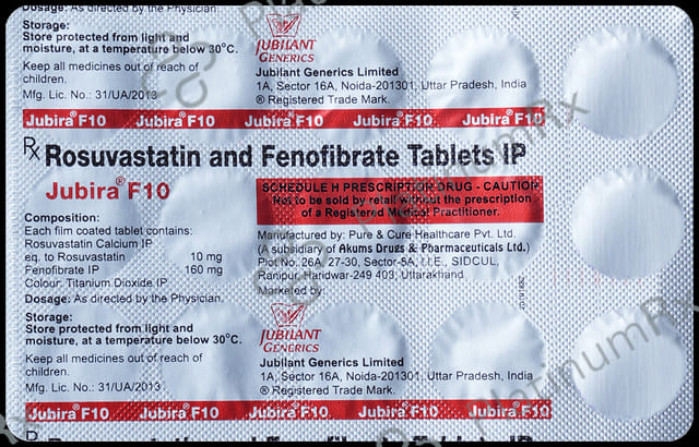 Jubira F 10/160mg Tablet 15s