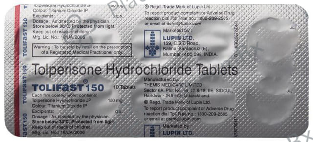 Tolifast 150mg Tablet 10s