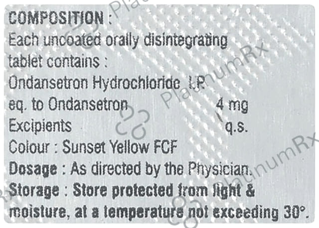 Onvin 4mg Tablet MD 10s