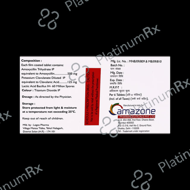 Hitclav-LB 625 Tablet