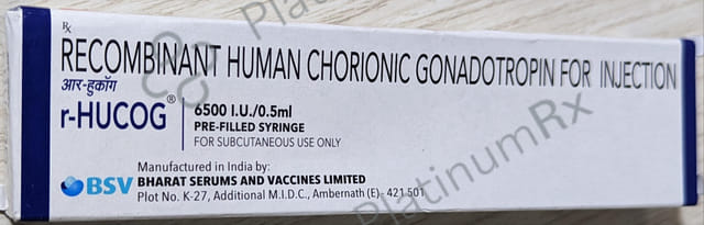 r Hucog 6500IU Injection 0.5ml