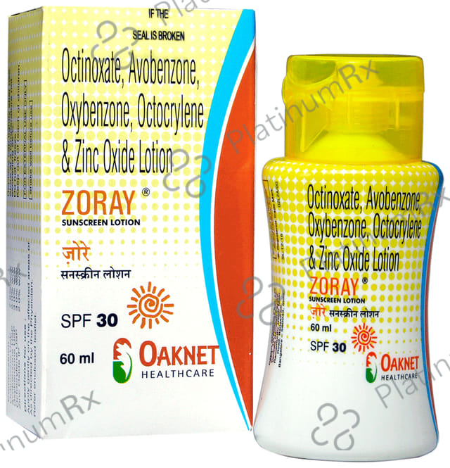 Zoray Sunscreen Lotion 60ml