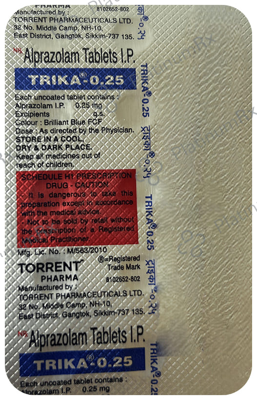 Trika 0.25mg Tablet